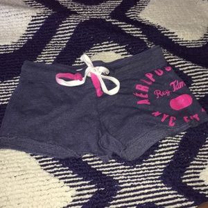 XS AEROPOSTALE NAVY/PINK SHORTS